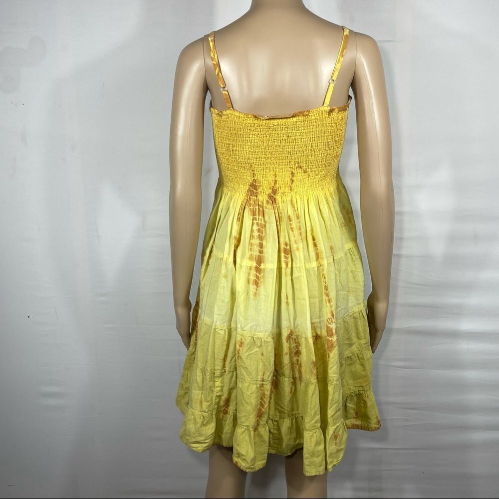 Just Crusing Vintage 1980's Yellow Summer Dress - Picture 7 of 12
